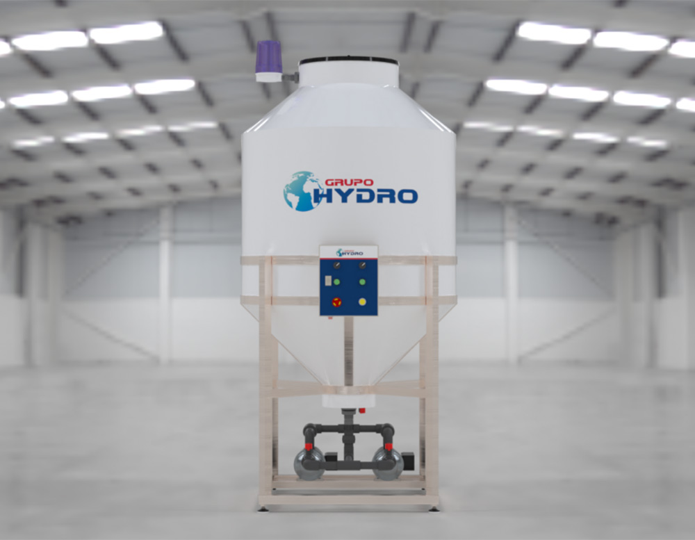 Tolva de Fondo Cónico 600L - almacenamiento y distribución