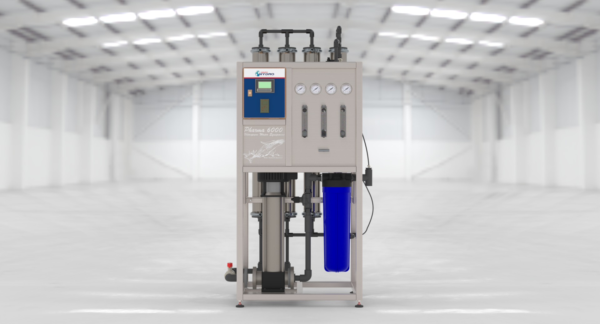 Pharma 6000 - sistema de ósmosis inversa 4 GPM